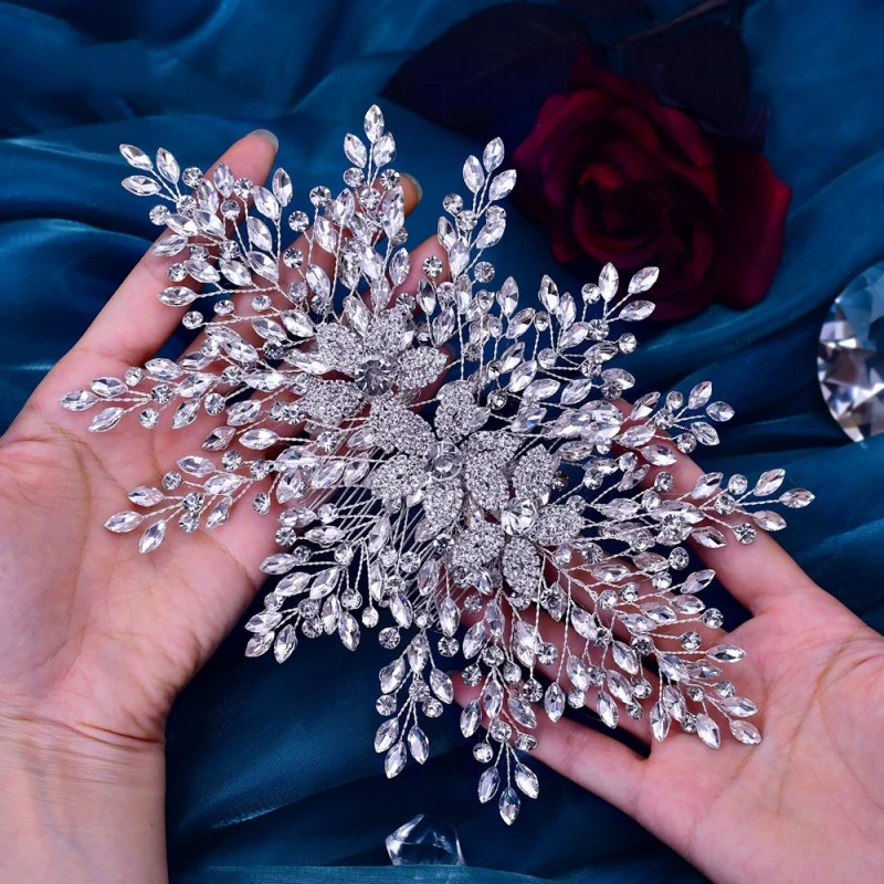 Headpieces Classic Rhinestone Wedding Bridal Tiara  H10 - Image 4