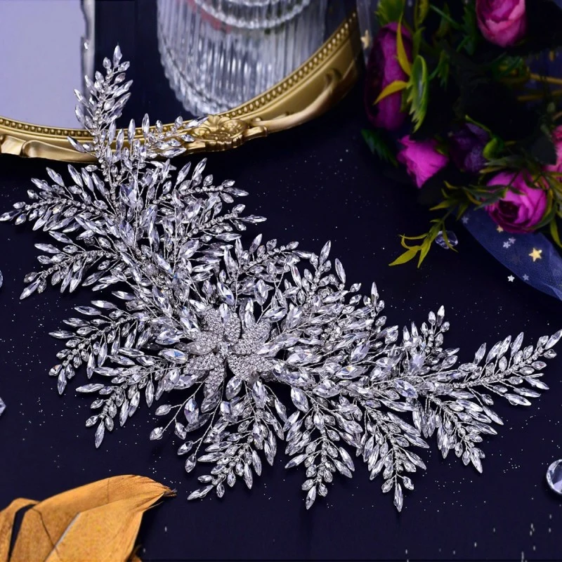 Headpieces Classic Rhinestone Wedding Bridal Tiara  H9 - Image 4