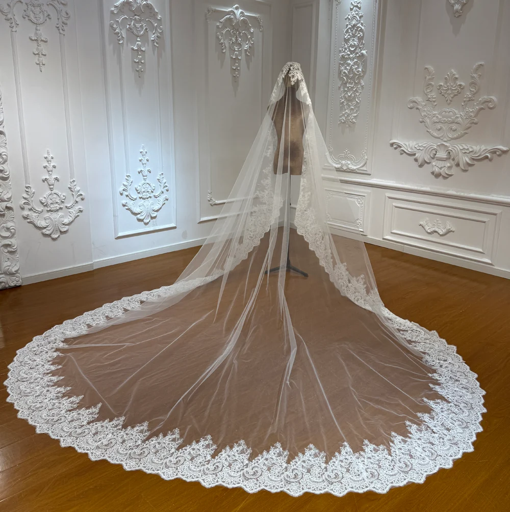 Wedding Lace Veil 350cm long For NS5025 Wedding Dress - Image 2